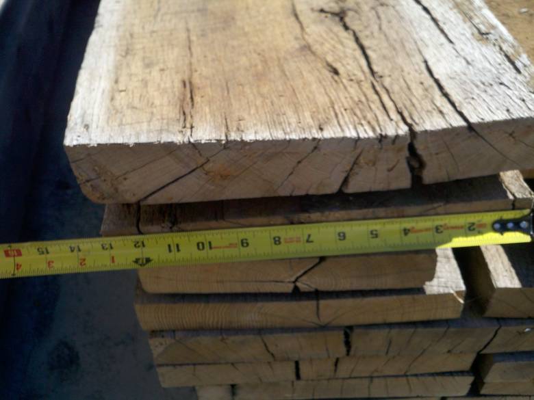 Weathered Oak Lumber